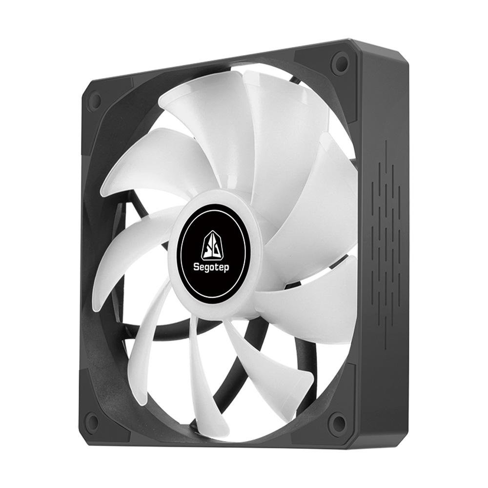 Ventoinha Segotep Bezer 12, 120mm, ARGB, Preto - SEG-FAN-BEZ12B-WW Ventoinha Segotep Bezer 12, 120mm, ARGB, Preto - SEG-FAN-BEZ12B-WW