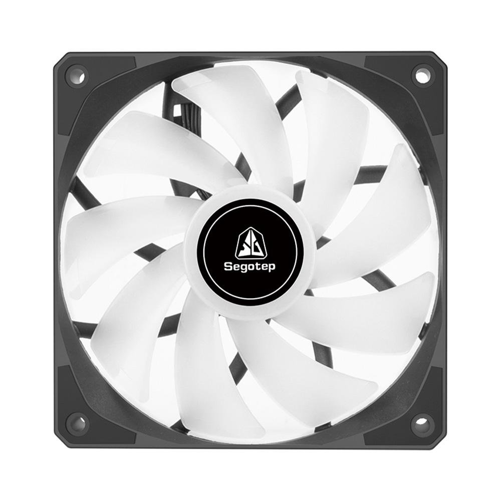 Ventoinha Segotep Bezer 12, 120mm, ARGB, Preto - SEG-FAN-BEZ12B-WW Ventoinha Segotep Bezer 12, 120mm, ARGB, Preto - SEG-FAN-BEZ12B-WW