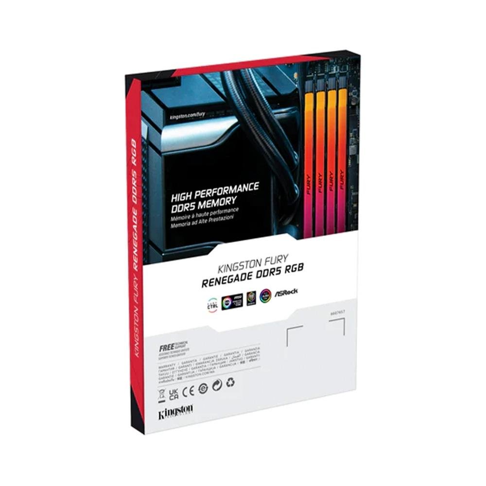 Memória Kingston Fury Renegade RGB, 48GB | KaBuM!