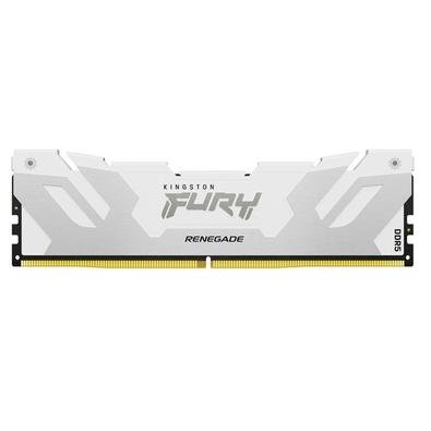 Memória RAM Kingston Fury Renegade, 32GB, 6400MT/s, DDR5, CL32, DIMM, Branco XMP - KF564C32RW-32