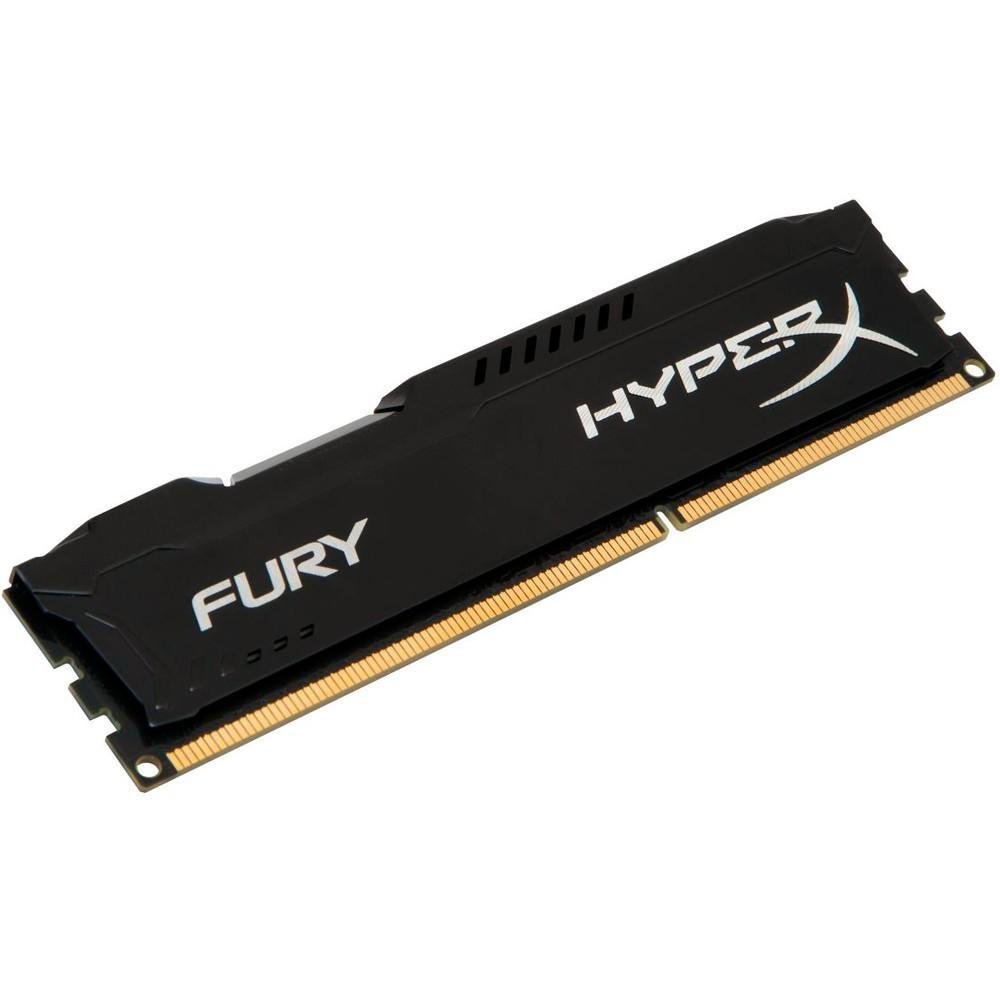Memória RAM HyperX Fury, 4GB, 1333MHz, DDR3, CL9, Preto - HX313C9FB/4 Memória RAM HyperX Fury, 4GB, 1333MHz, DDR3, CL9, Preto - HX313C9FB/4
