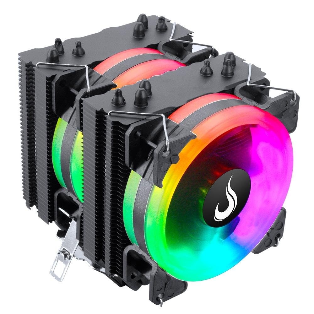 Air Cooler Rise Mode G800, ARGB, AMD/Intel, 90mm, Preto - RM-ACG8-ARGB-B Air Cooler Rise Mode G800, ARGB, AMD/Intel, 90mm, Preto - RM-ACG8-ARGB-B