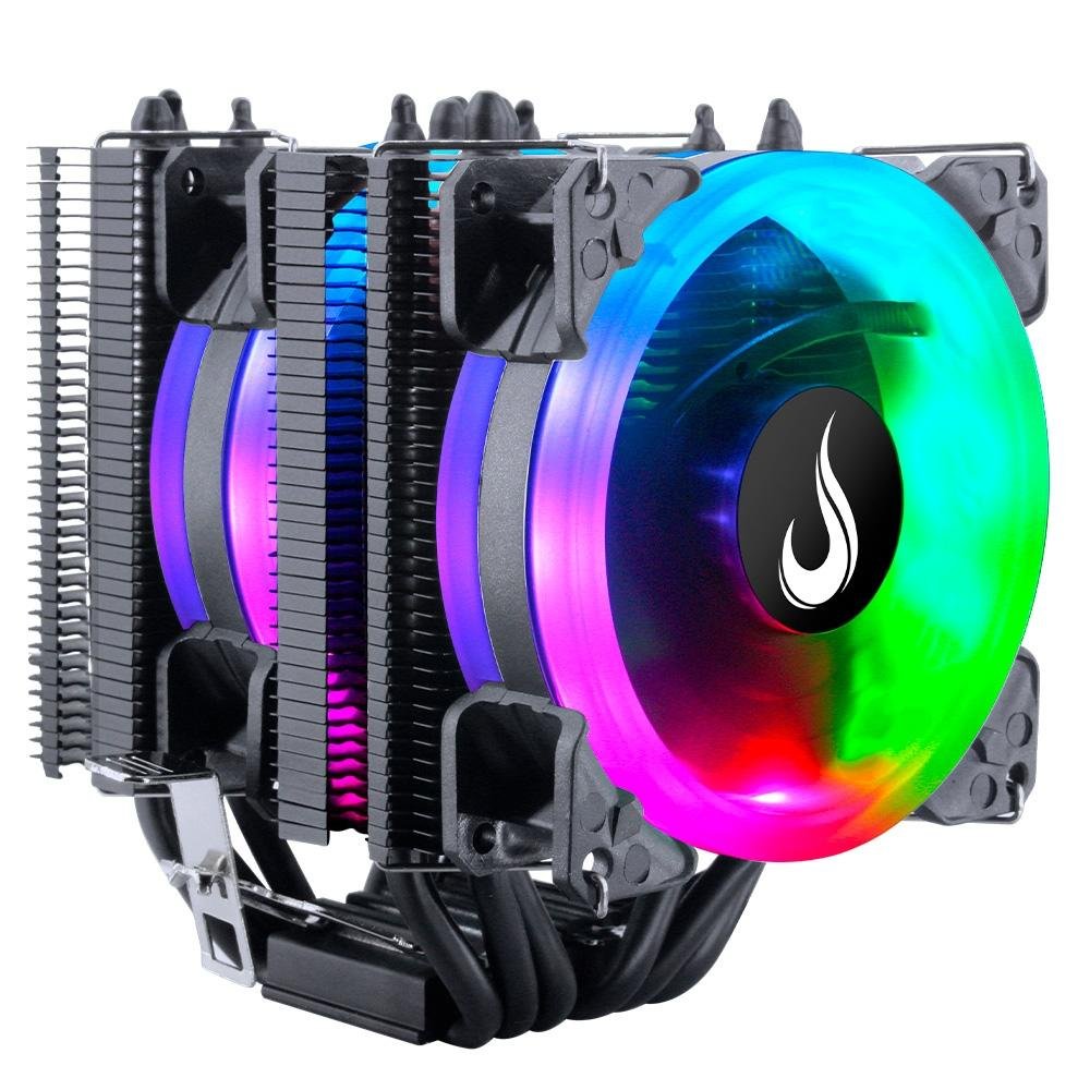 Air Cooler Rise Mode G800, ARGB, AMD/Intel, 90mm, Preto - RM-ACG8-ARGB-B Air Cooler Rise Mode G800, ARGB, AMD/Intel, 90mm, Preto - RM-ACG8-ARGB-B