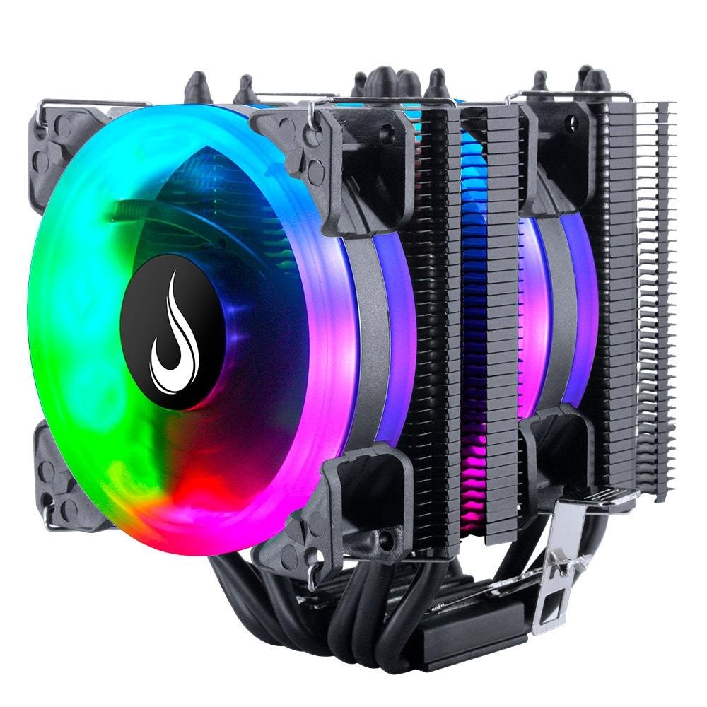 Air Cooler Rise Mode G800, ARGB, AMD/Intel, 90mm, Preto - RM-ACG8-ARGB-B Air Cooler Rise Mode G800, ARGB, AMD/Intel, 90mm, Preto - RM-ACG8-ARGB-B