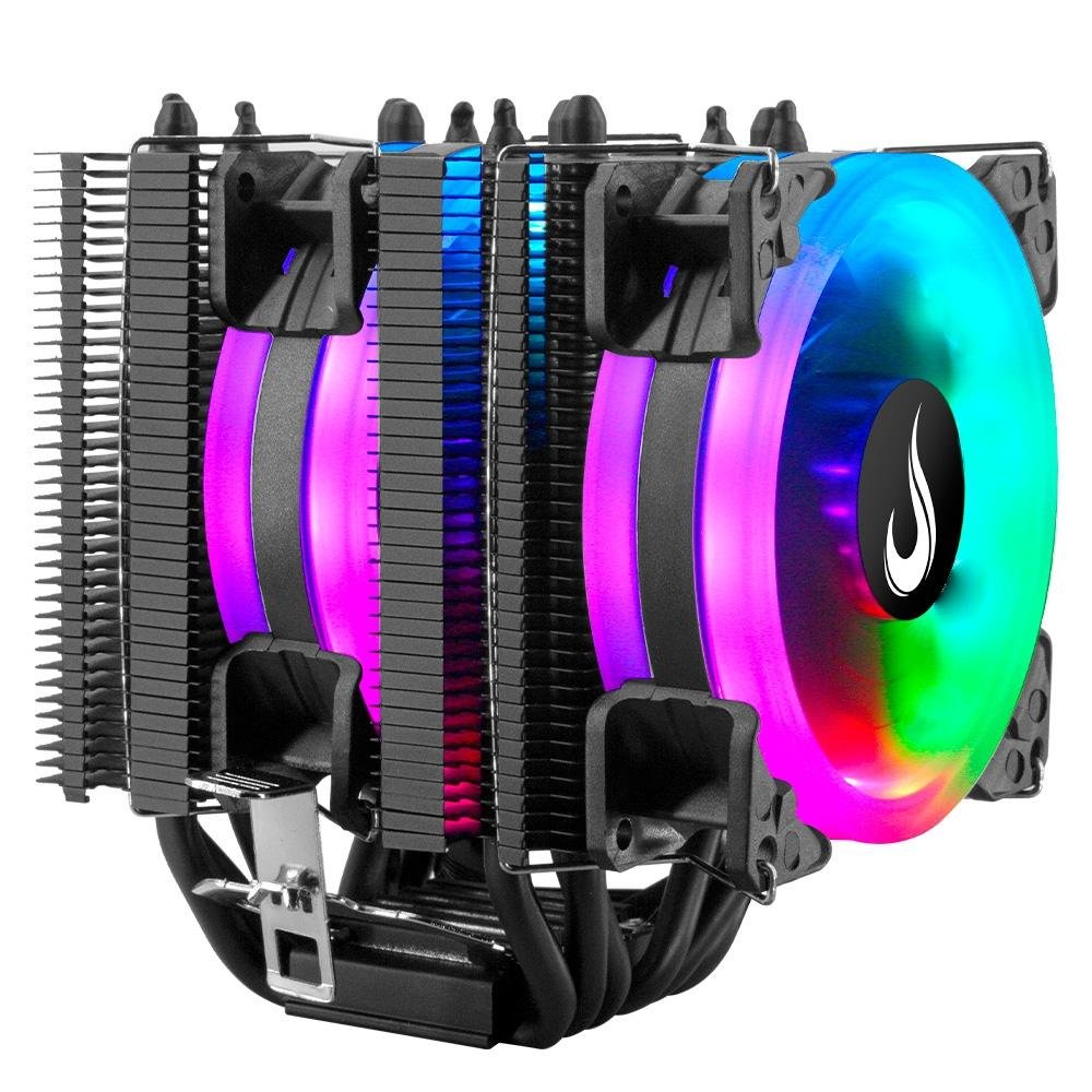 Air Cooler Rise Mode G800, ARGB, AMD/Intel, 90mm, Preto - RM-ACG8-ARGB-B Air Cooler Rise Mode G800, ARGB, AMD/Intel, 90mm, Preto - RM-ACG8-ARGB-B