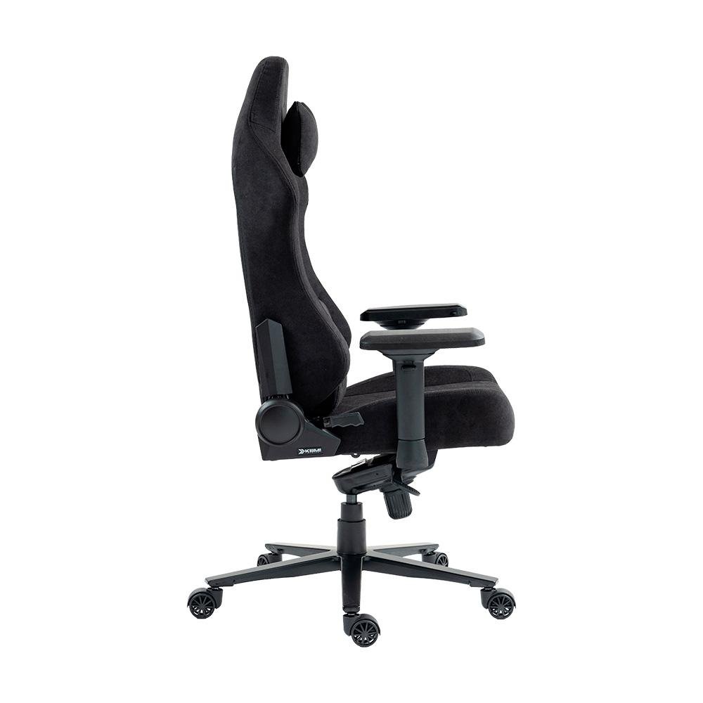 Cadeira Gamer KBM! Gaming CG700 Preto, Tecido, Até 150 kg, Apoio de Braço 4D, Com Almofadas, Reclinável - KGCG700PT