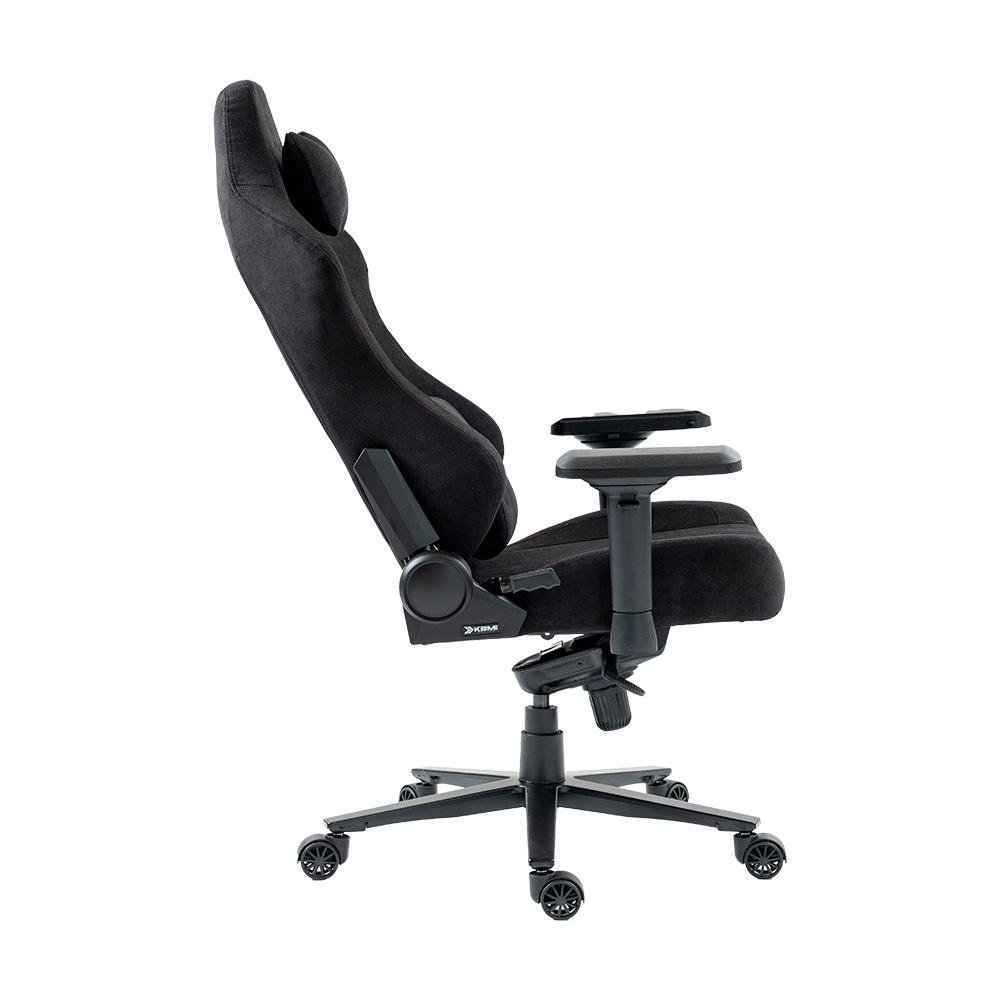 Cadeira Gamer KBM! Gaming CG700 Preto, Tecido, Até 150 kg, Apoio de Braço 4D, Com Almofadas, Reclinável - KGCG700PT