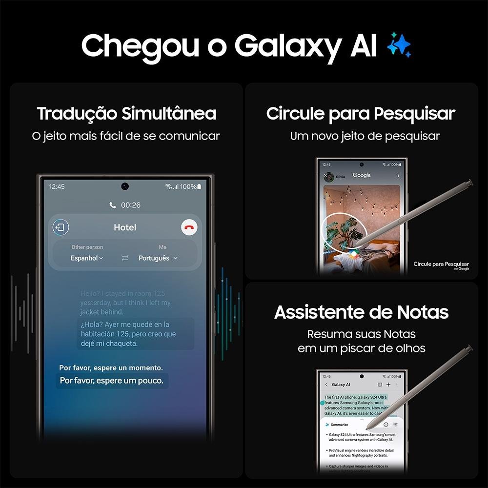 Smartphone Samsung Galaxy S24 Ultra 512GB | KaBuM!