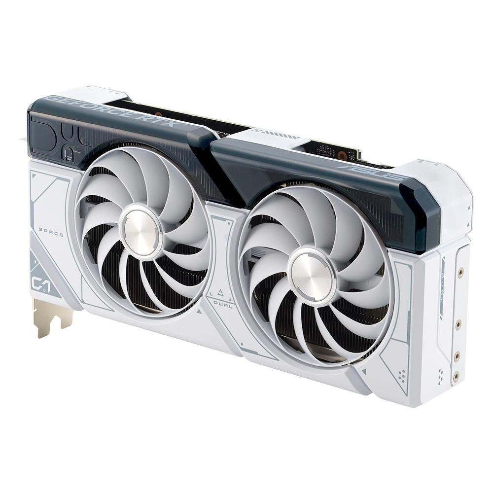 Placa de Vídeo RTX 4070 Super Dual 12G OC White ASUS NVIDIA GeForce, 12GB, GDDR6X, DLSS  Ray Tracing - DUAL-RTX4070S-O12G-WHITE