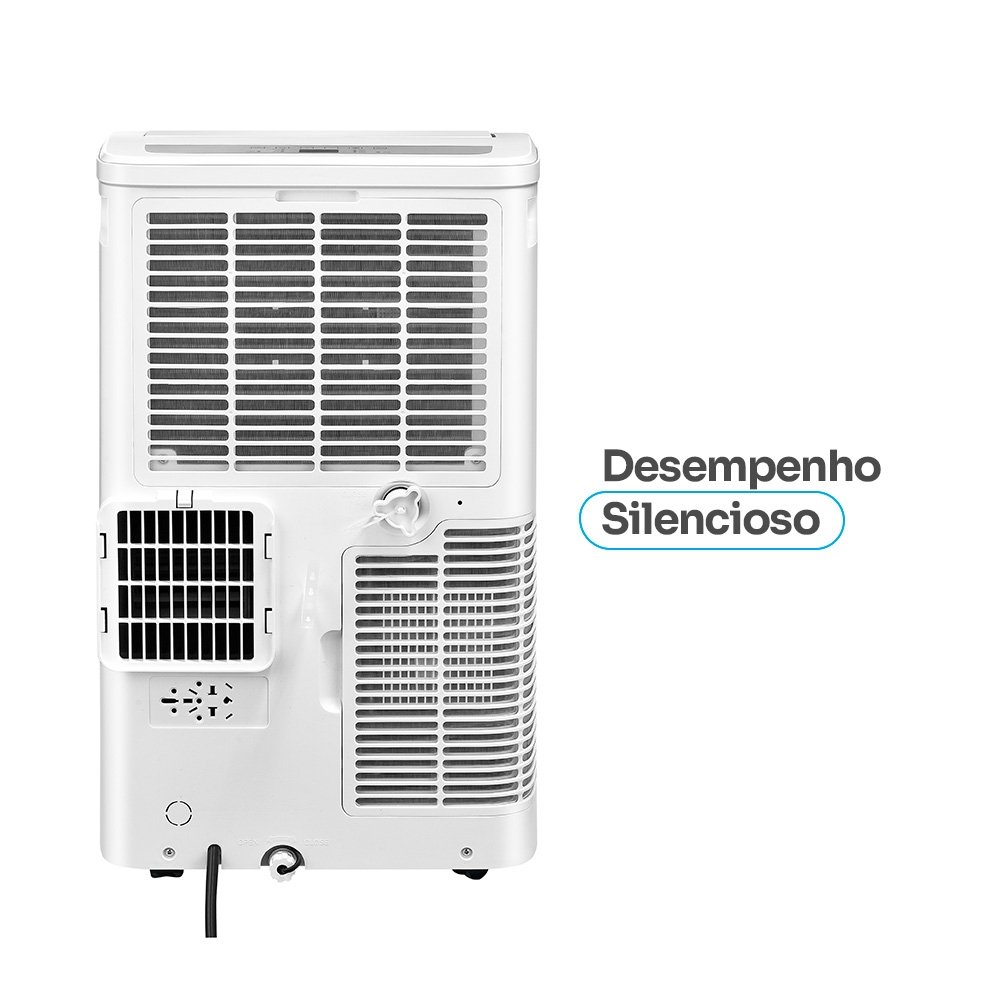 Ar Condicionado Portátil KABUM! Smart 700, 12000 BTUs, Quente e Frio, Controle via App, Alexa/Google Assistente, 127V, Branco - KSAC700BR127 Ar Condicionado Portátil KABUM! Smart 700, 12000 BTUs, Quente e Frio, Controle via App, Alexa/Google Assistente, 127V, Branco - KSAC700BR127