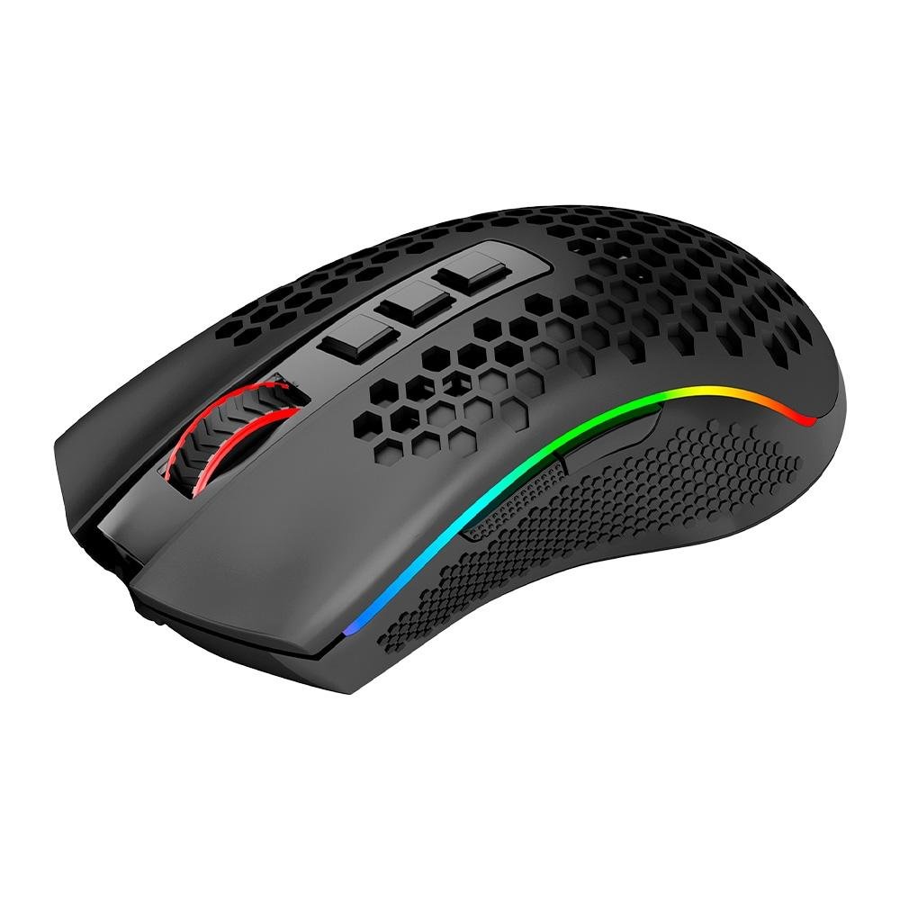 Mouse Gamer Sem Fio Redragon Storm Pro, RGB, 16000 DPI, 8 Botões, Wireless, Preto - M808-KS