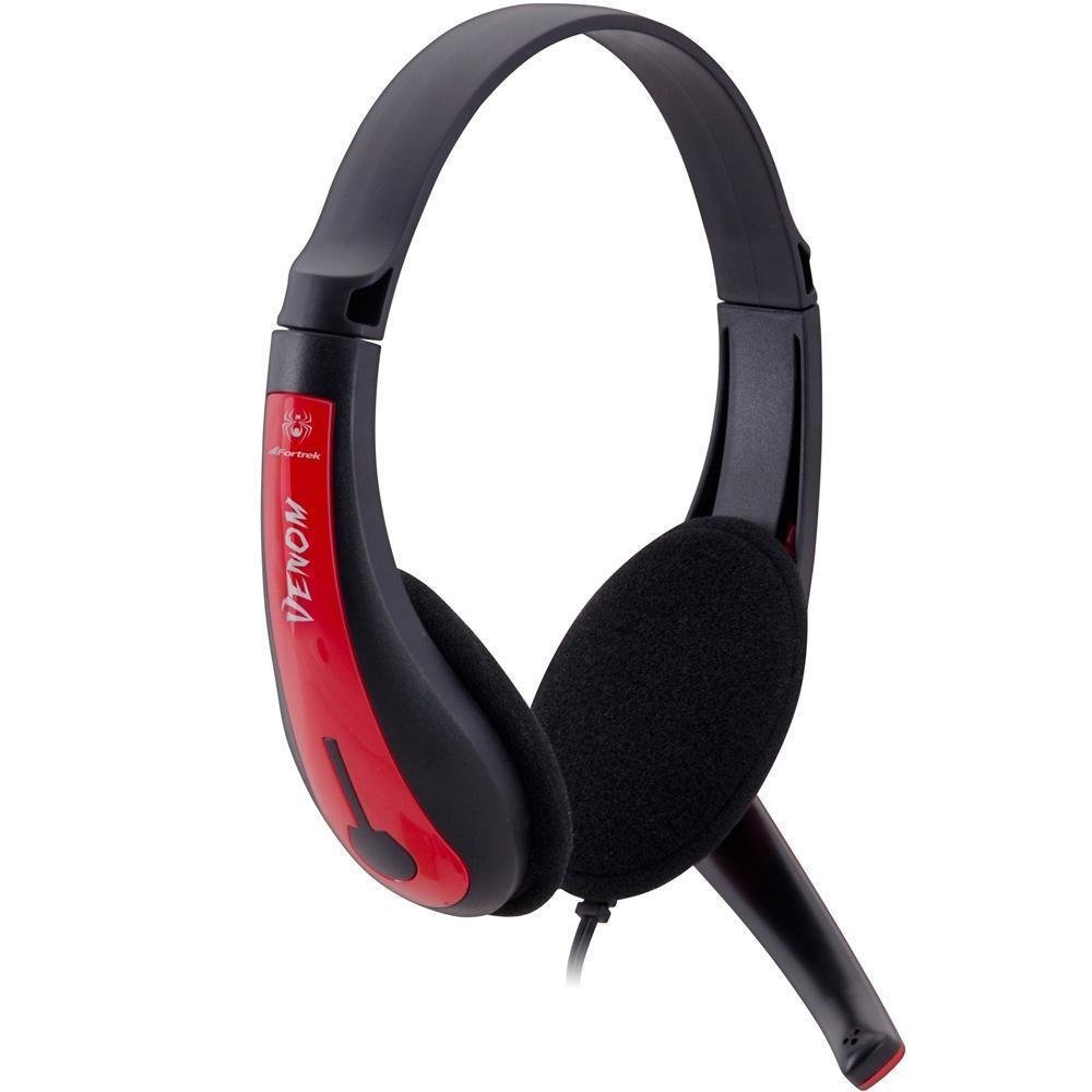 Headset Fortrek Spider Venom SHS701 Preto/Vermelho 54220 Headset Fortrek Spider Venom SHS701 Preto/Vermelho 54220
