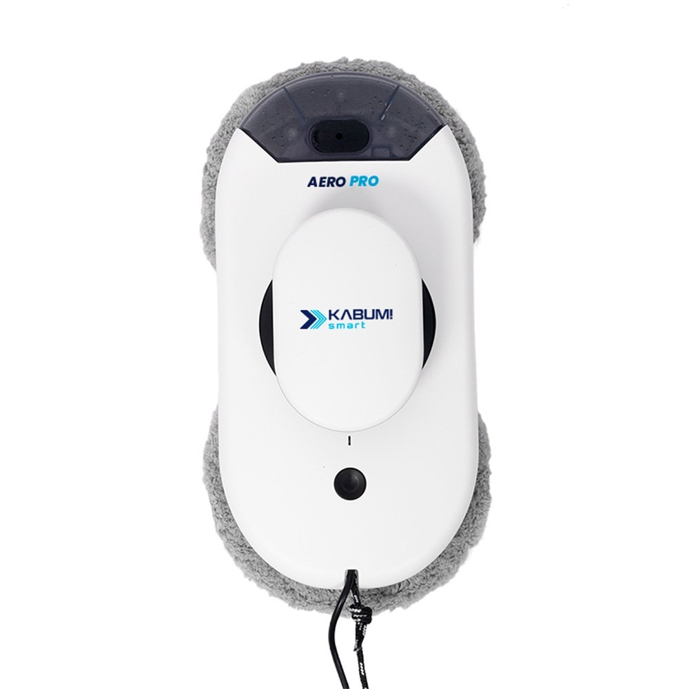 Robô Limpa Vidro KABUM! smart Aero Pro, 3 Modos de Limpeza, App, Controle Remoto, Spray Automático, Bivolt, Branco - KSLV010BR Robô Limpa Vidro KABUM! smart Aero Pro, 3 Modos de Limpeza, App, Controle Remoto, Spray Automático, Bivolt, Branco - KSLV010BR