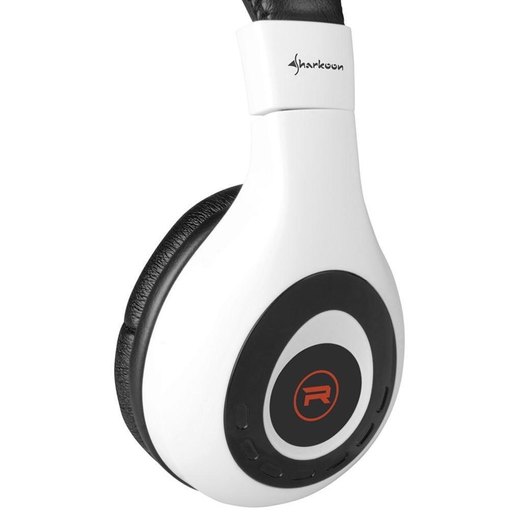 Headset Gamer Sharkoon RushCore Branco e Preto