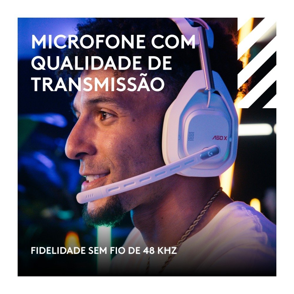 Headset Gamer Sem Fio Astro Gaming A50 X LIGHTSPEED + Base Station, Bluetooth, HDMI 2.1 Passthru, para Xbox e PS, Branco- 939-002132 Headset Gamer Sem Fio Astro Gaming A50 X LIGHTSPEED + Base Station, Bluetooth, HDMI 2.1 Passthru, para Xbox e PS, Branco- 939-002132