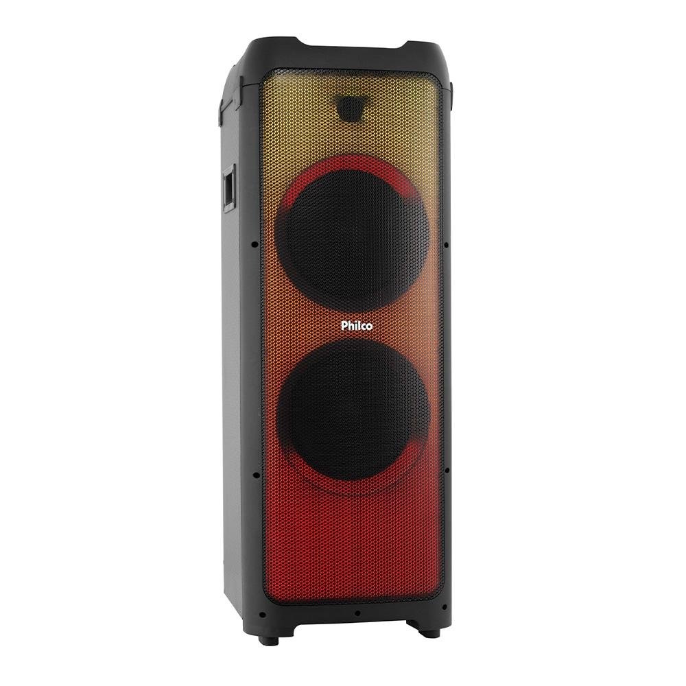 Caixa de Som DJ Philco PCX32000 Extreme, 2400W RMS, Bluetooth, Show de Luzes, Preto - PCX32000 Caixa de Som DJ Philco PCX32000 Extreme, 2400W RMS, Bluetooth, Show de Luzes, Preto - PCX32000