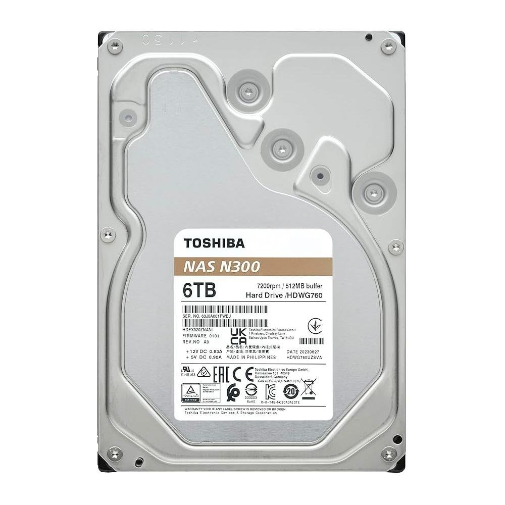 HD Toshiba N300, 6TB | KaBuM!