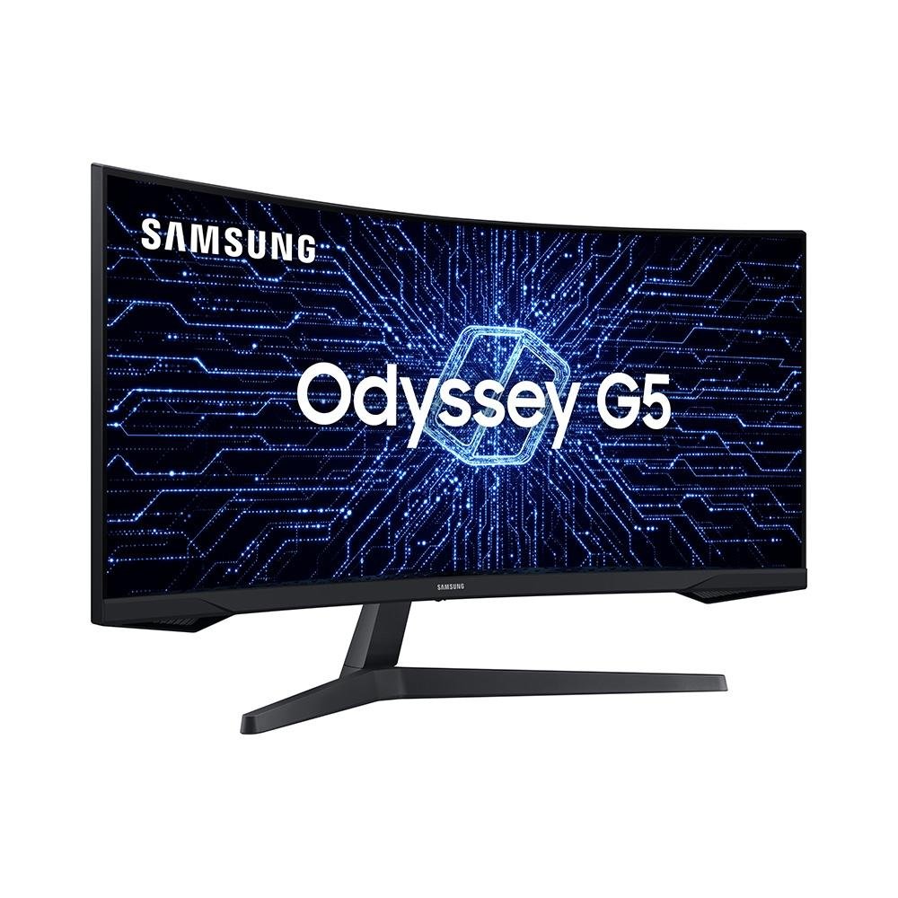 Monitor Gamer Curvo Samsung Odyssey G5 34", WQHD, 165Hz, 1ms, FreeSync Premium, HDR10 - LC34G55TWWLMZD