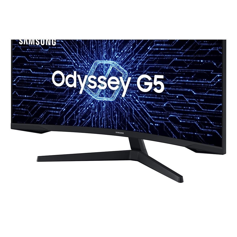 Monitor Gamer Curvo Samsung Odyssey G5 34", WQHD, 165Hz, 1ms, FreeSync Premium, HDR10 - LC34G55TWWLMZD