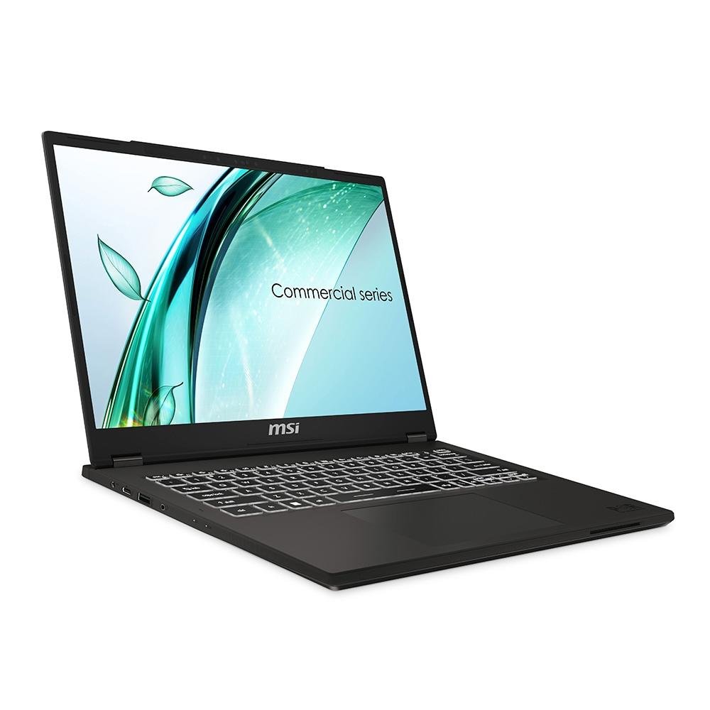 Notebook MSI Commercial 14 vPro Intel Core i5-13500H, 16GB RAM, SSD 512GB, 14" IPS FHD+, Intel Iris Xe, Win 11P, Cinza - 9S7-14L111-250