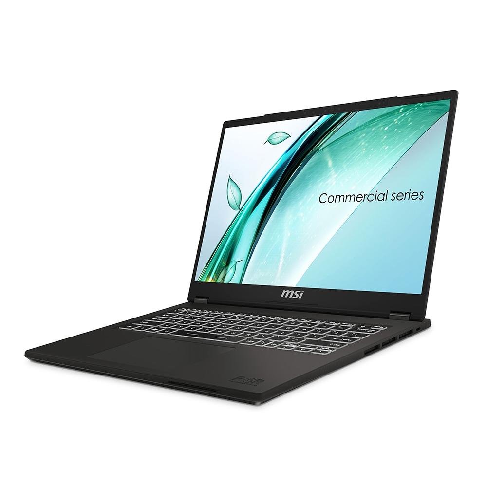 Notebook MSI Commercial 14 vPro Intel Core i5-13500H, 16GB RAM, SSD 512GB, 14" IPS FHD+, Intel Iris Xe, Win 11P, Cinza - 9S7-14L111-250