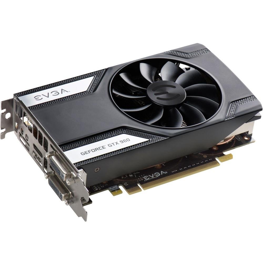 Placa de Vídeo VGA EVGA GeForce GTX 960 2GB SC DDR5 128 bits PCI-E 3.0 02G-P4-2962-KR