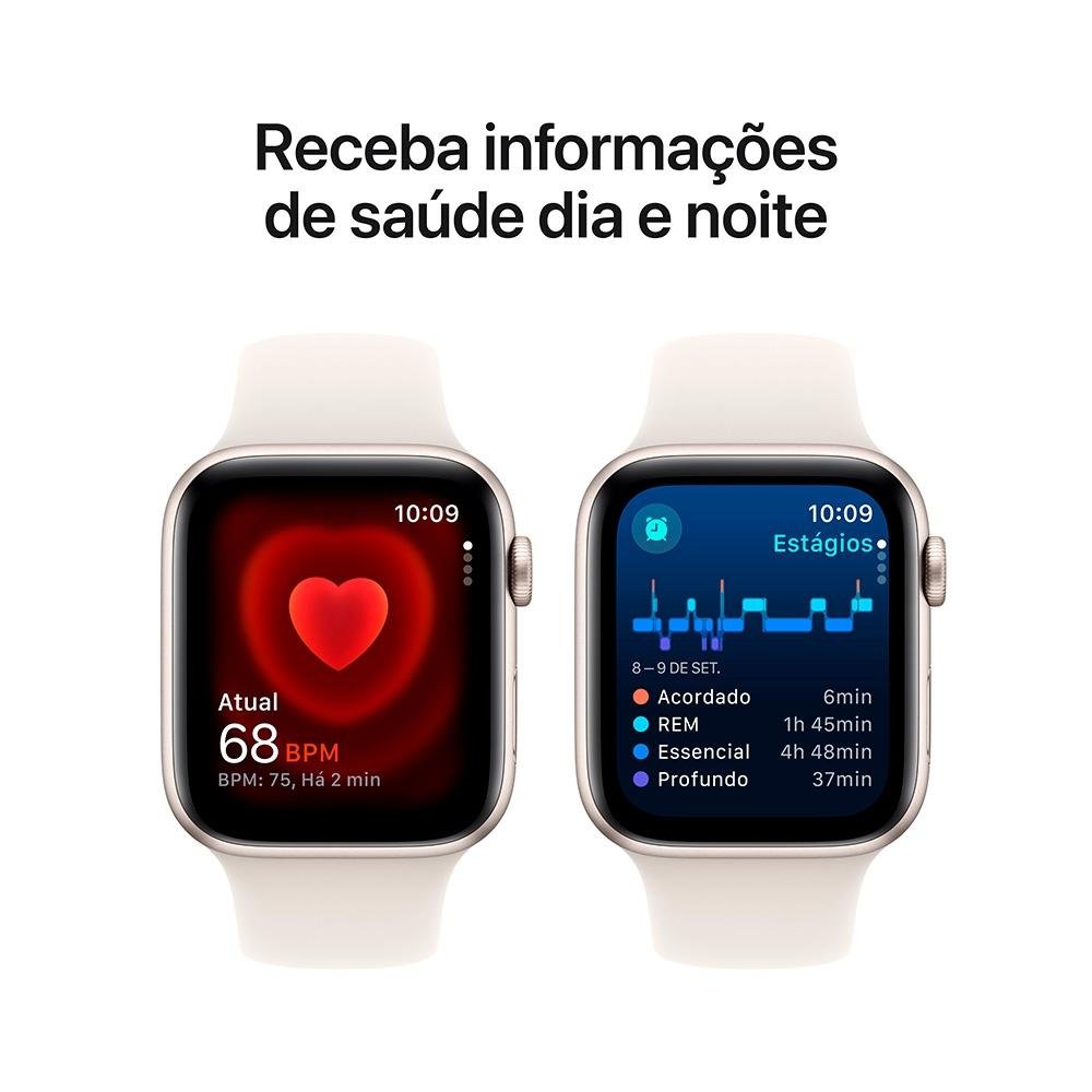 Apple Watch SE GPS + Cellular, Caixa 44mm | KaBuM!