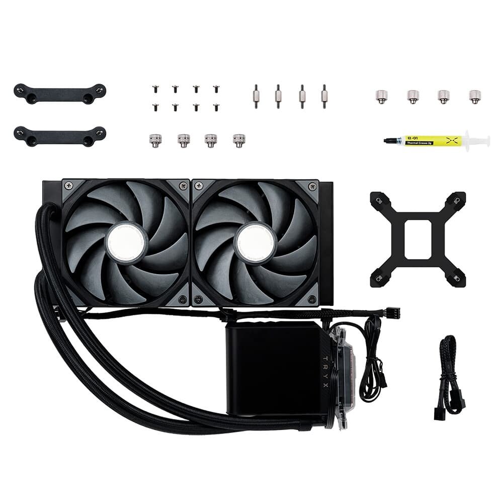 Water cooler Tryx Panorama AIO, 240mm, Preto - L-P240N-DS2M-G0K