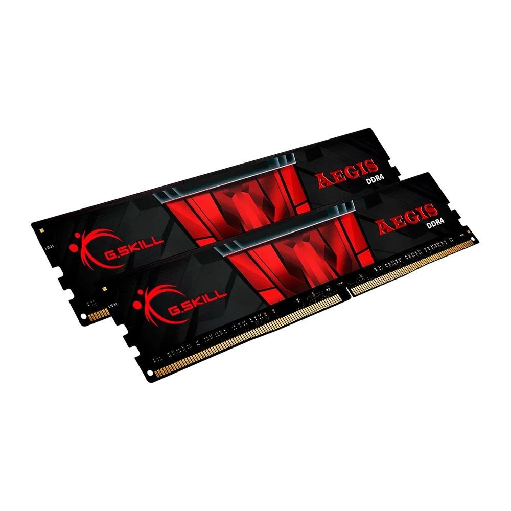 Memoria RAM G.Skill Aegis 16GB (2x8GB), DDR4, 3000MHz, CL16, Preto - F4-3000C16D-16GISB