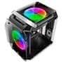 Gabinete Gamer Rise Mode Zeus Glass 02, Mid Tower, ARGB, Frontal e Lateral em Vidro, 2 Fans 200mm, Preto - RM-CA-ZE-02-ARGB