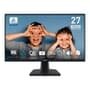 Monitor Office MSI PRO 27", QHD, 100Hz, 1ms, IPS, HDMI e DP, Som Integrado, Preto - MP275Q