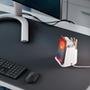 Extensão Elétrica de Mesa OCTOO, com 2 Tomadas, USB e USB-C, Apoio para Celular e Porta Objetos, Branco - 10072
