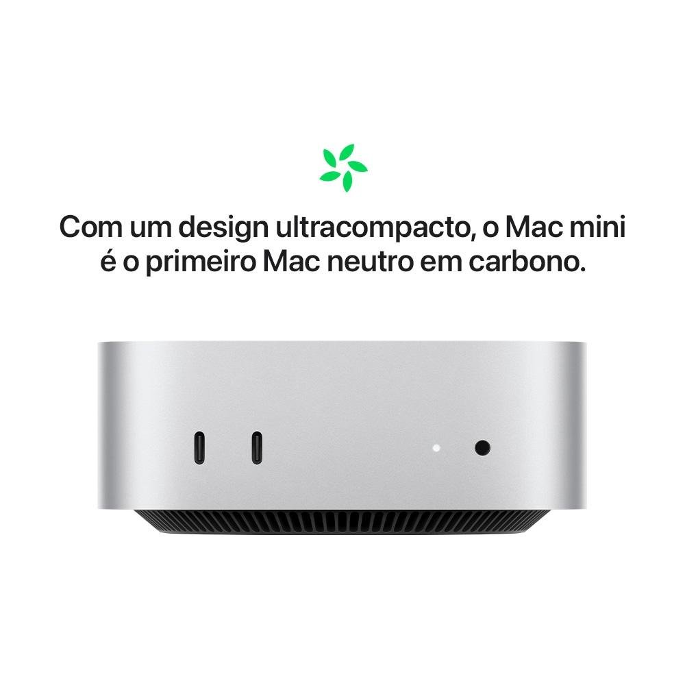 Mac mini Apple Chip M4, 16GB, SSD 256GB | KaBuM!