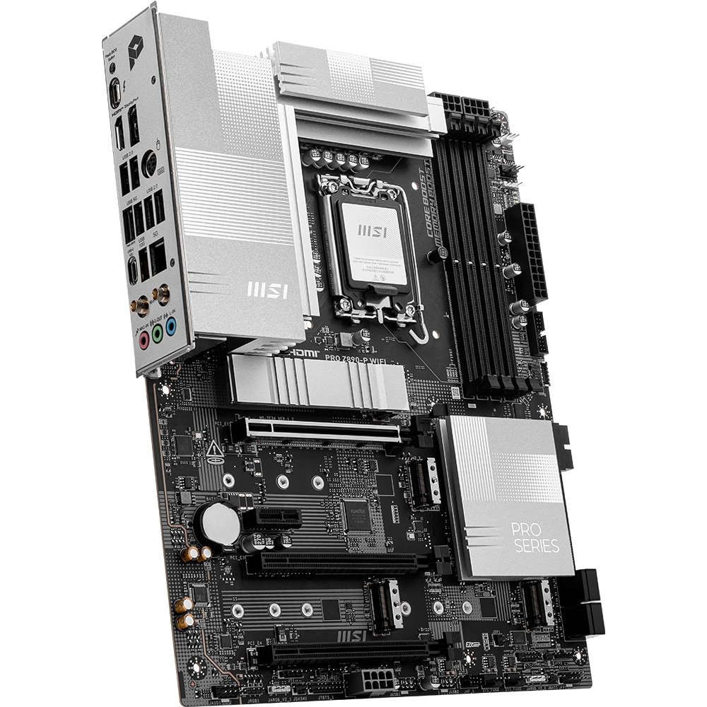 Placa-Mãe MSI PRO Z890-P, Intel, DDR5, ATX, Wi-Fi 7 e Bluetooth 5.4, Preto - 911-7E34-001