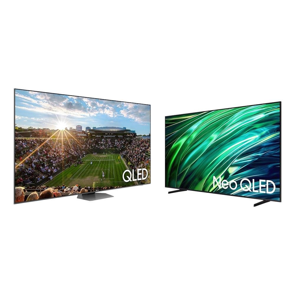 Smart Tv 98 " QLED Super Big 4k 98q80c 2023 + Ai Tv 55” Neo QLED 4k 55qnx1 2024 Kit