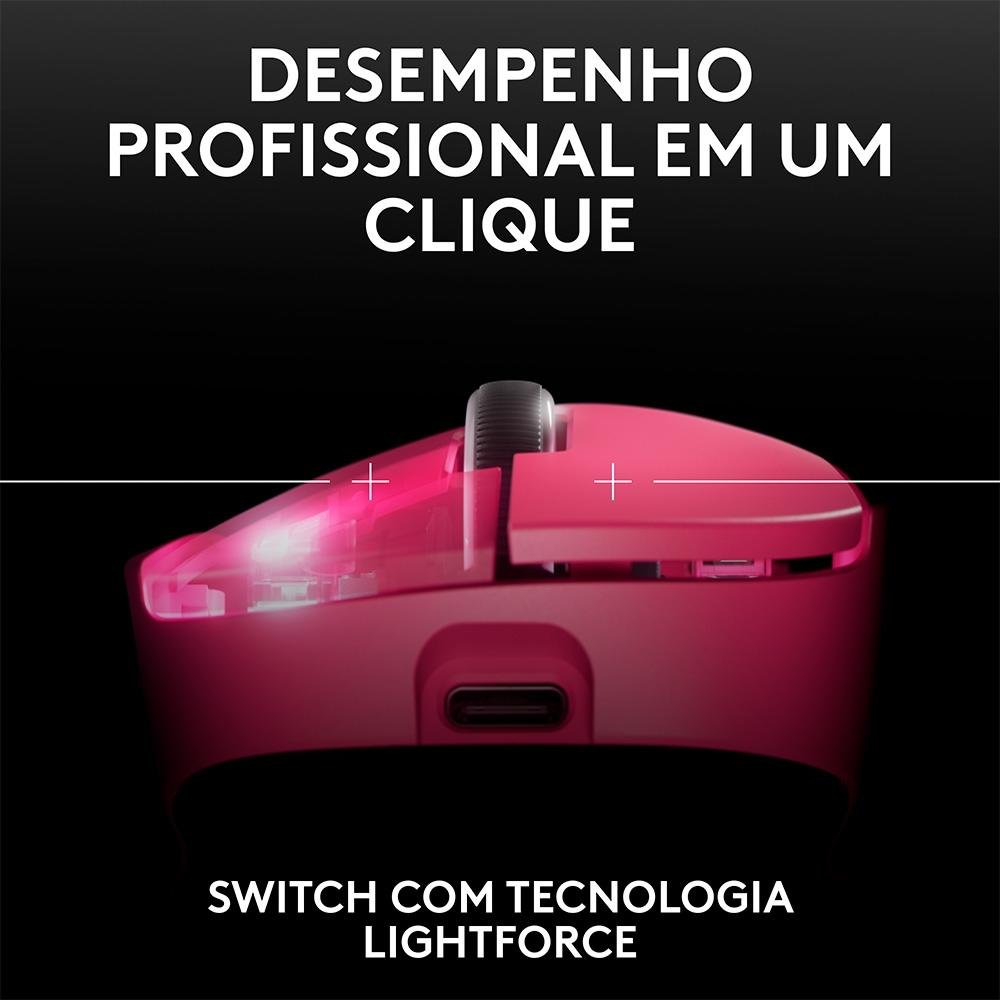 Mouse Gamer Sem Fio Logitech G Pro X | KaBuM!