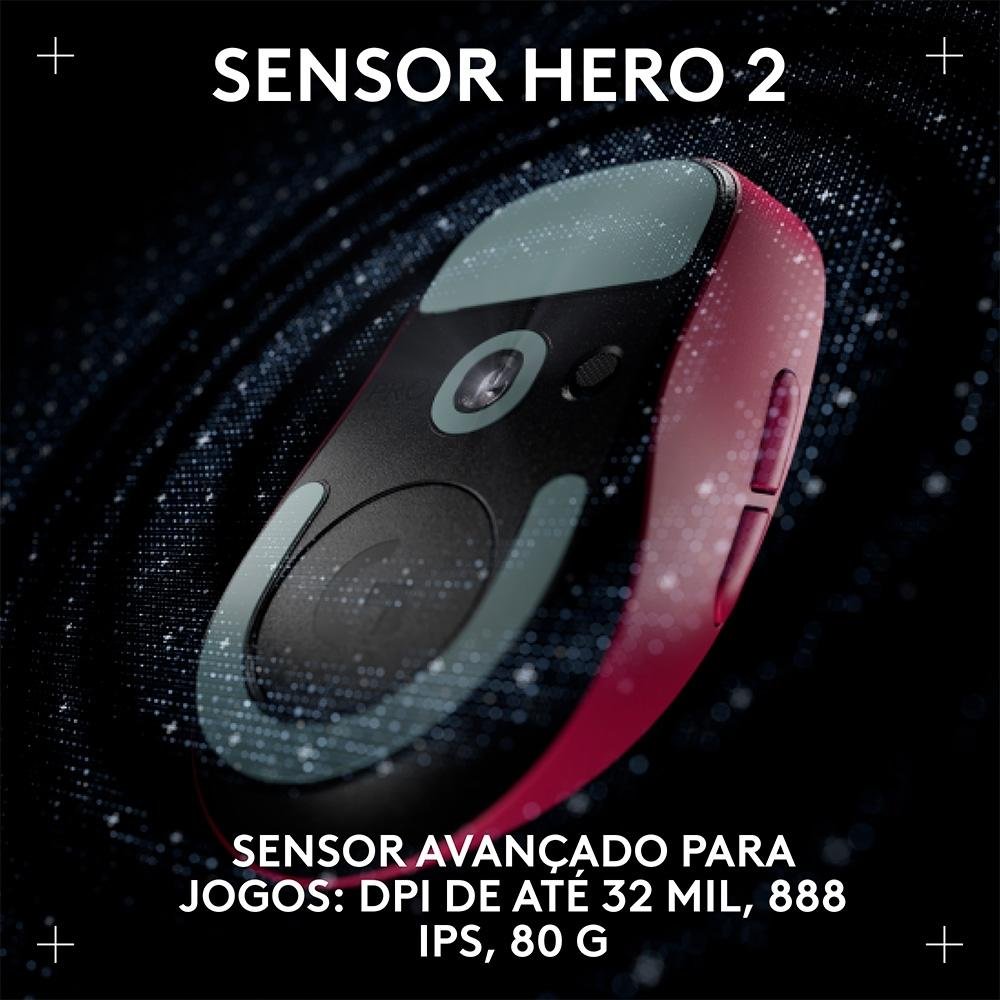 【美品】Logicool GPRO X SUPERLIGHT 2 DEX Mouse Gamer Sem Fio Logitech G PRO X SUPERLIGHT 2 DEX com