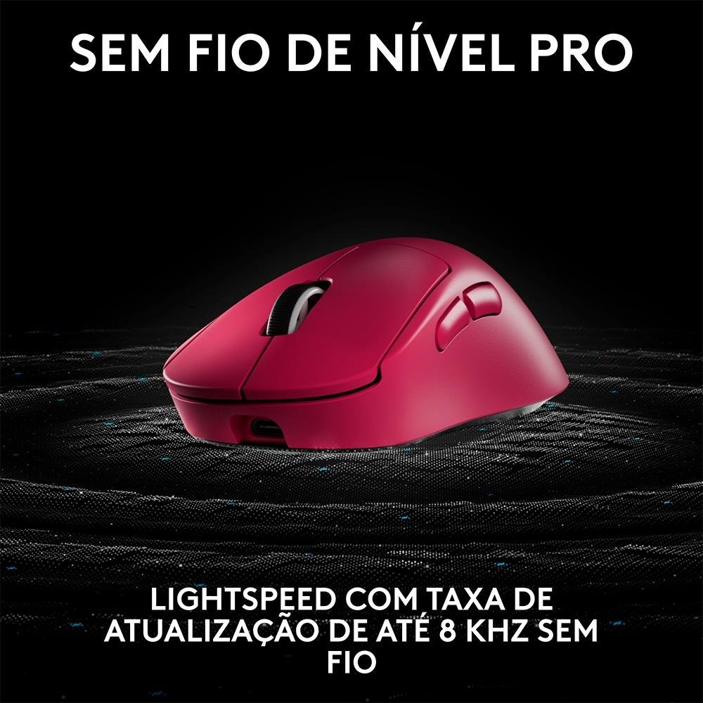 Mouse Gamer Sem Fio Logitech G Pro X | KaBuM!