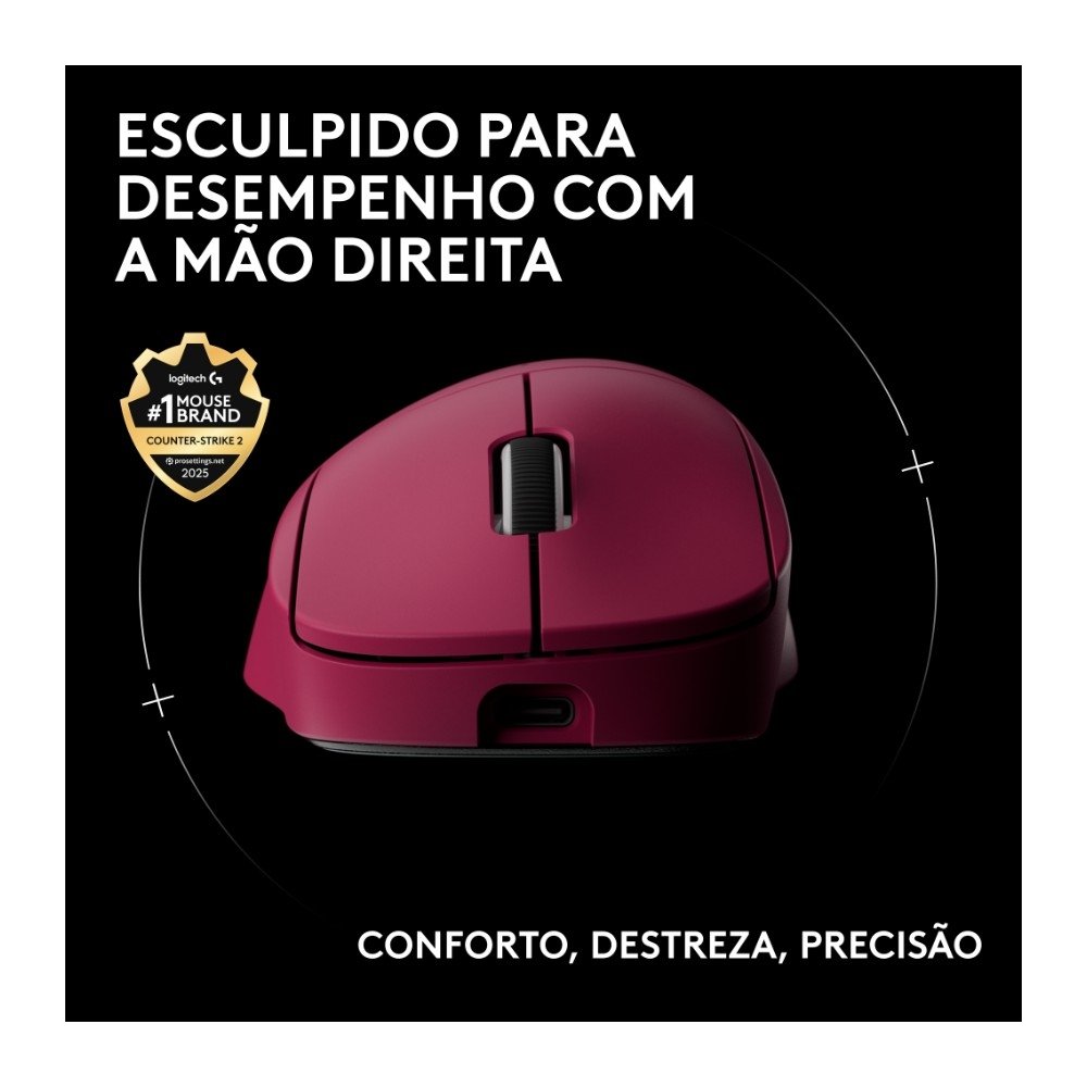 G PRO SUPERLIGHT DEX ピンク Mouse Gamer Sem Fio Logitech G PRO X SUPERLIGHT 2 DEX com