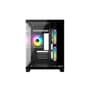 Gabinete Gamer Hyrax HGB705, Mini Tower, M-ATX, Frontal e Lateral em Vidro Temperado, Sem FANs, Preto - HGB705B