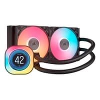 Water Cooler Corsair iCUE LINK TITAN 240 RX LCD AIO, 240mm, AMD e Intel, Preto - CW-9061022-WW