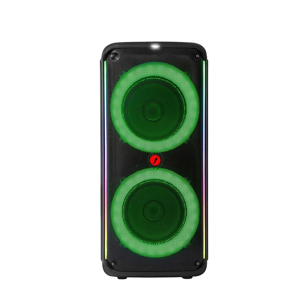 Caixa de Som Chilli Beans Extreme Box, TWS, 800W, Blueetoth, Função Karaokê, Equalização, Preto - KN2300