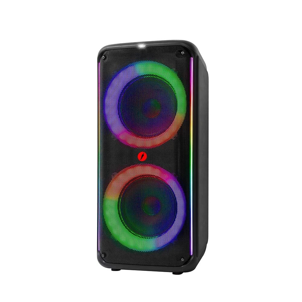 Caixa de Som Chilli Beans Extreme Box, TWS, 800W, Blueetoth, Função Karaokê, Equalização, Preto - KN2300