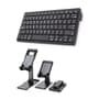 Teclado Bluetooth Para Tablet Pad 5 11  + Sup Apoio Preto