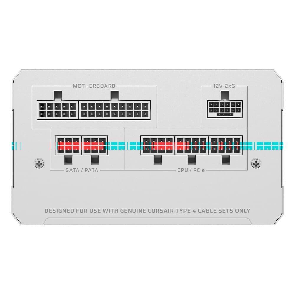 Fonte ATX Corsair RM850e 850W Gold Branca | KaBuM!