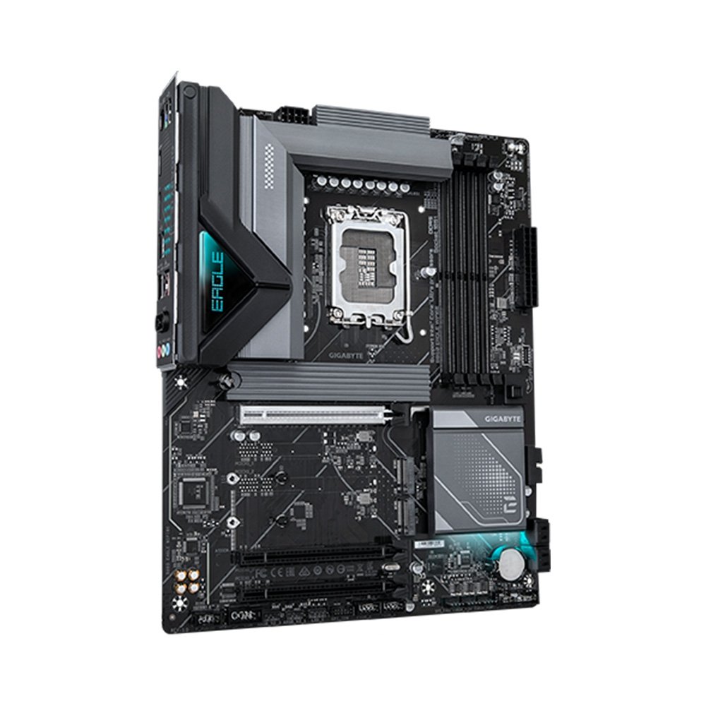 Placa Mãe Gigabyte B860 EAGLE WIFI6E, Intel, ATX, DDR5, LED RGB, Wi-Fi 6E, Bluetooth, Preto - B86EGW6-00
