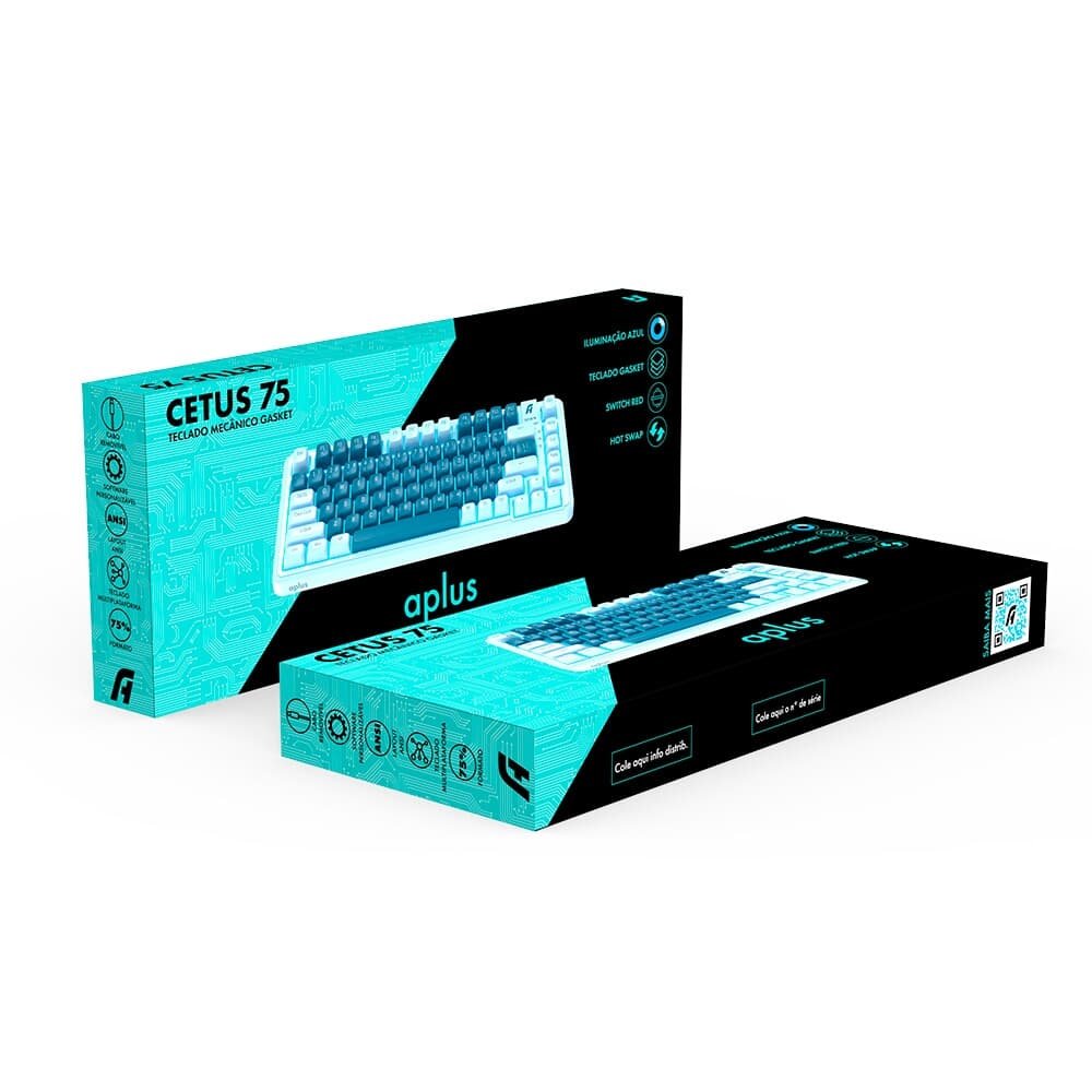 Teclado Mecânico Gamer Cetus 75 | KaBuM!