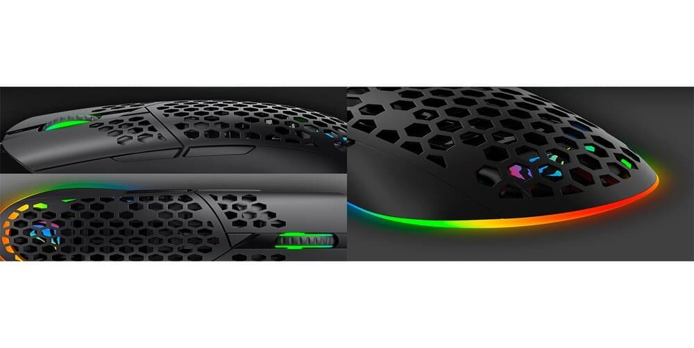 Mouse Gamer HAVIT Professional, RGB, 7200 DPI, 7 Botôes, Preto - MS1036