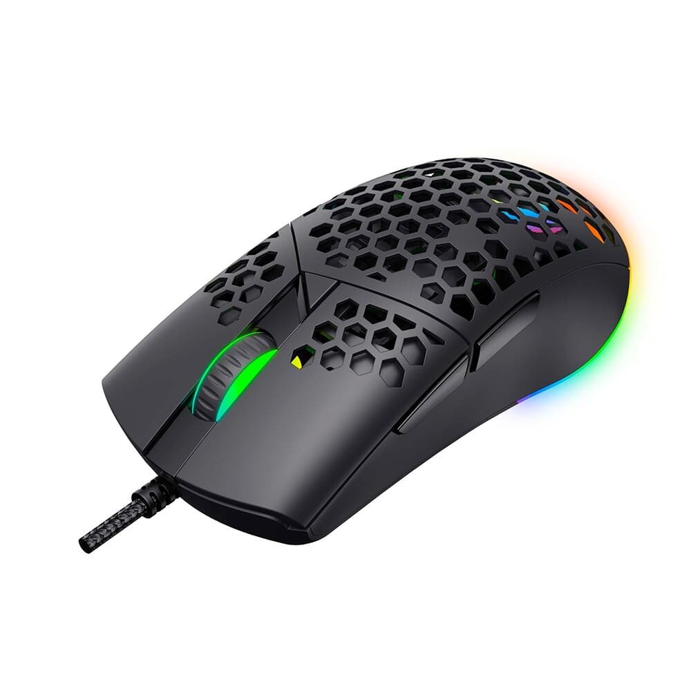 Mouse Gamer HAVIT Professional, RGB, 7200 DPI, 7 Botôes, Preto - MS1036