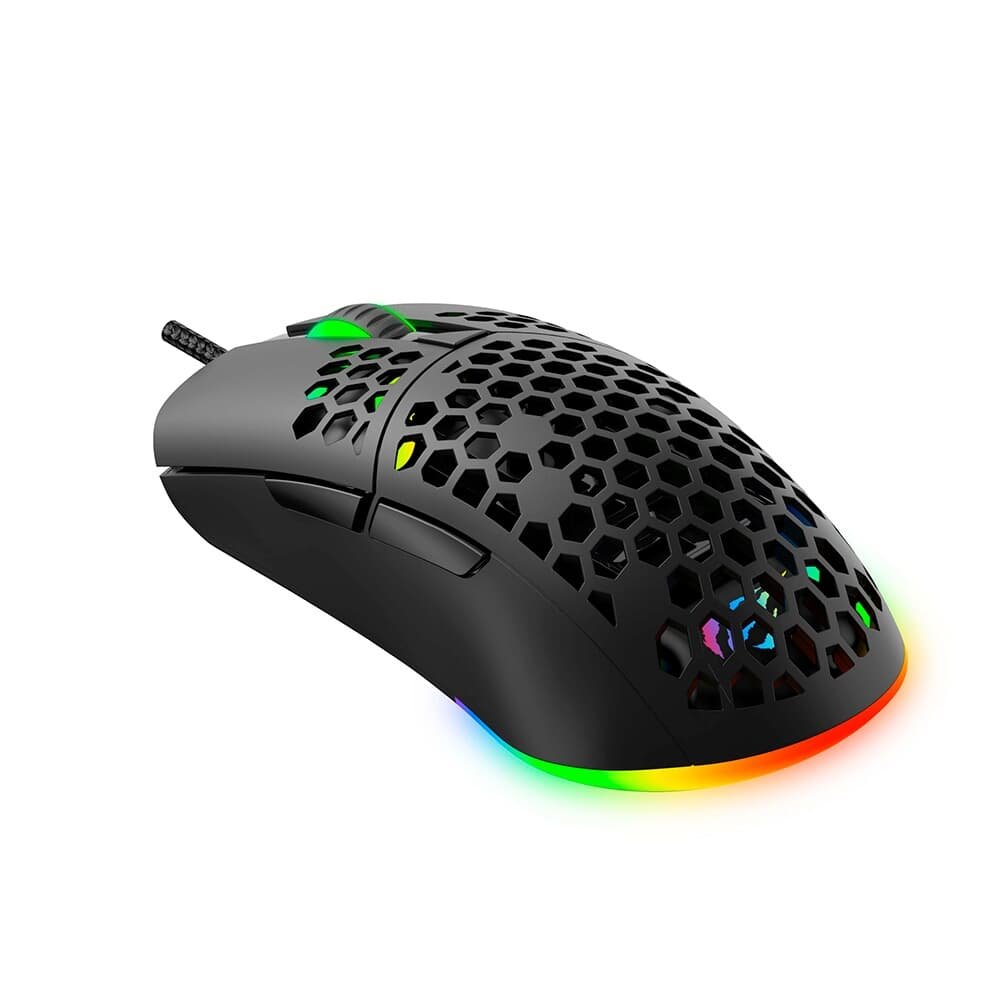 Mouse Gamer HAVIT Professional, RGB, 7200 DPI, 7 Botôes, Preto - MS1036